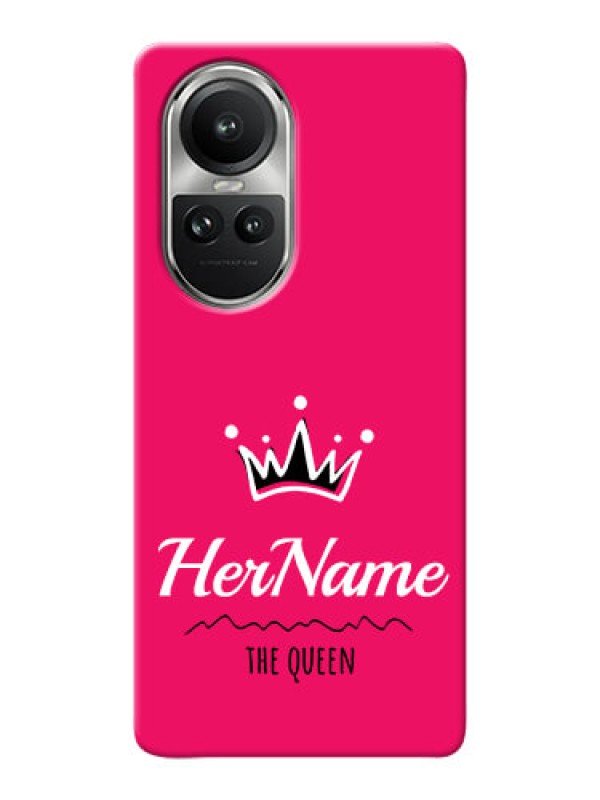 Custom Reno 10 5G Queen Phone Case with Name