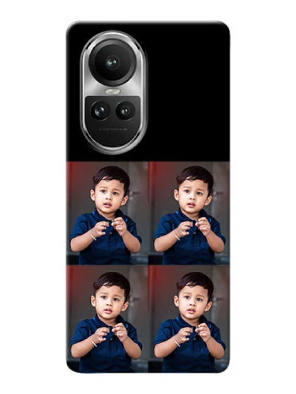 Custom Reno 10 5G 4 Image Holder on Mobile Cover