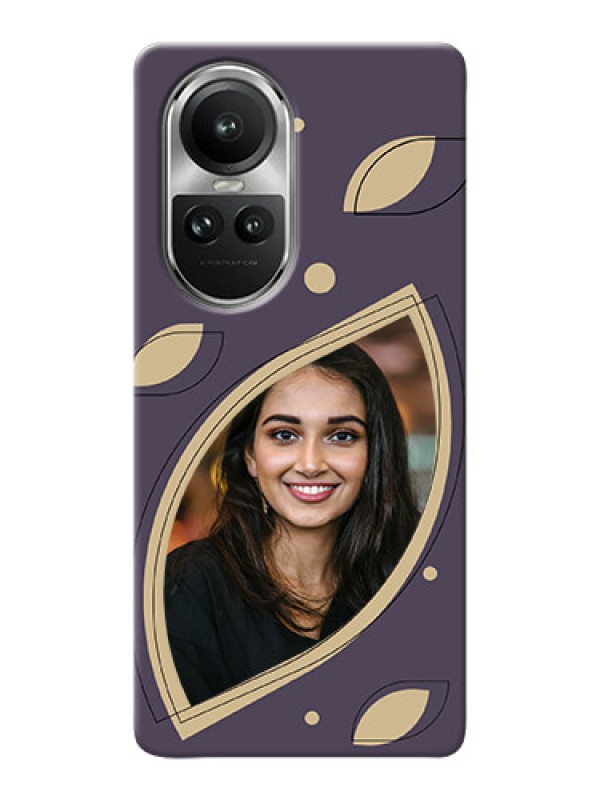 Custom Reno 10 5G Custom Mobile Case with Falling Leaf Design