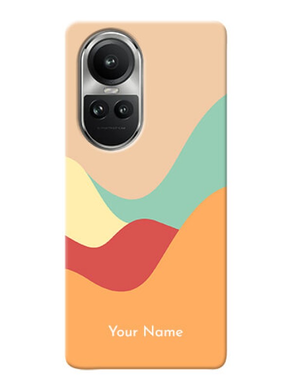 Custom Reno 10 5G Personalized Phone Case with Ocean Waves Multiwithcolour Design