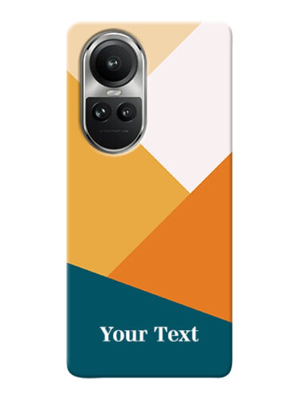 Custom Reno 10 5G Personalized Phone Case with Stacked Multiwithcolour Design