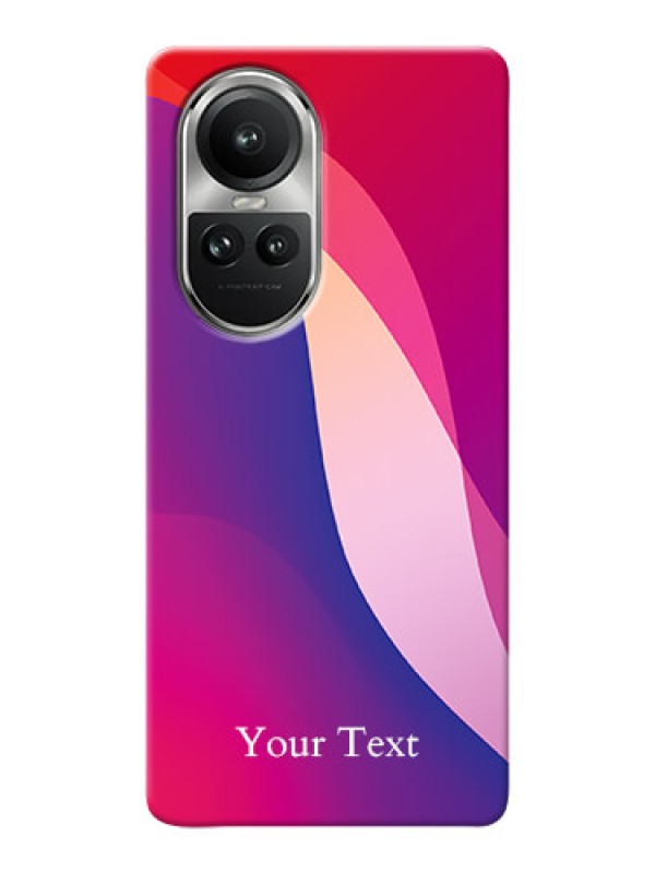 Custom Reno 10 5G Personalized Phone Case with Digital abstract Overlap Design