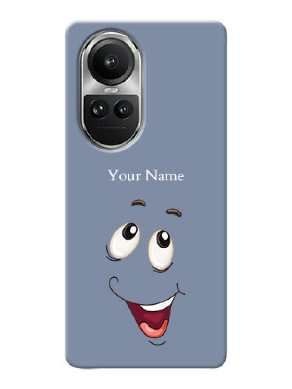 Custom Reno 10 5G Photo Printing on Case with Laughing Cartoon Face Design
