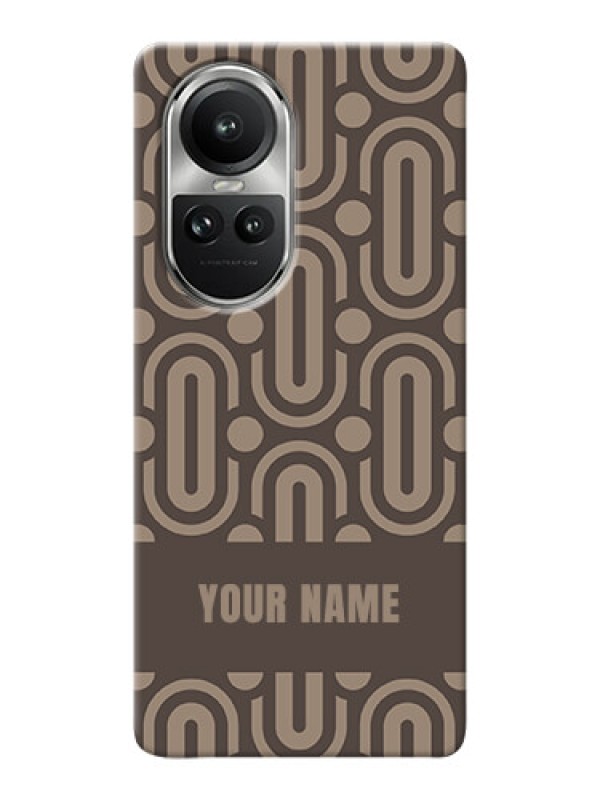 Custom Reno 10 5G Custom Phone Case with Captivating Zero Pattern Design