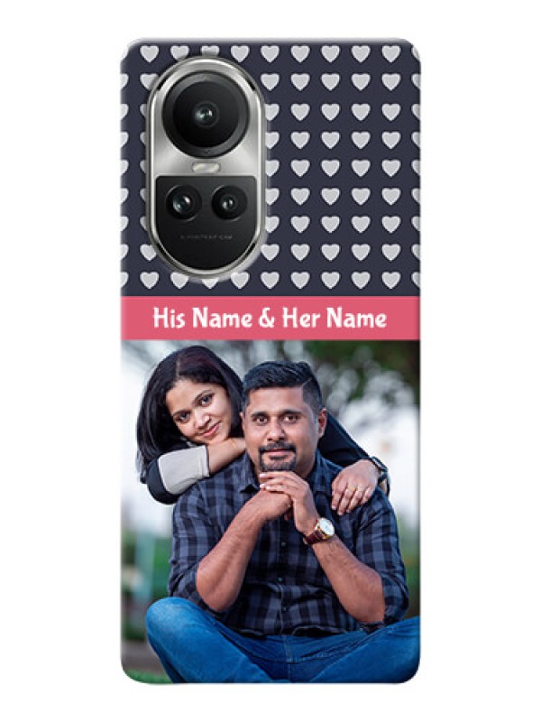 Custom Reno 10 Pro 5G Custom Mobile Case with Love Symbols Design