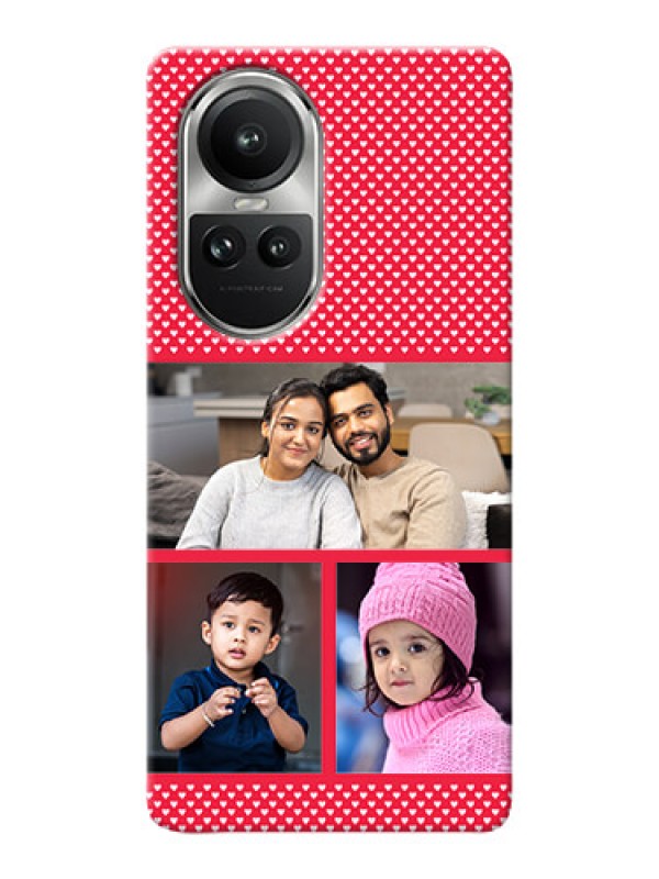 Custom Reno 10 Pro 5G mobile back covers online: Bulk Pic Upload Design