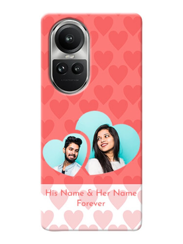 Custom Reno 10 Pro 5G personalized phone covers: Couple Pic Upload Design