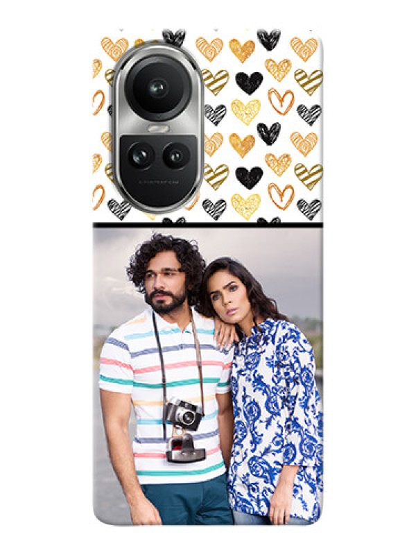 Custom Reno 10 Pro 5G Personalized Mobile Cases: Love Symbol Design