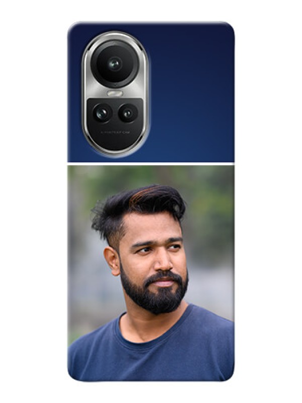 Custom Reno 10 Pro 5G Mobile Cases: Simple Royal Blue Design