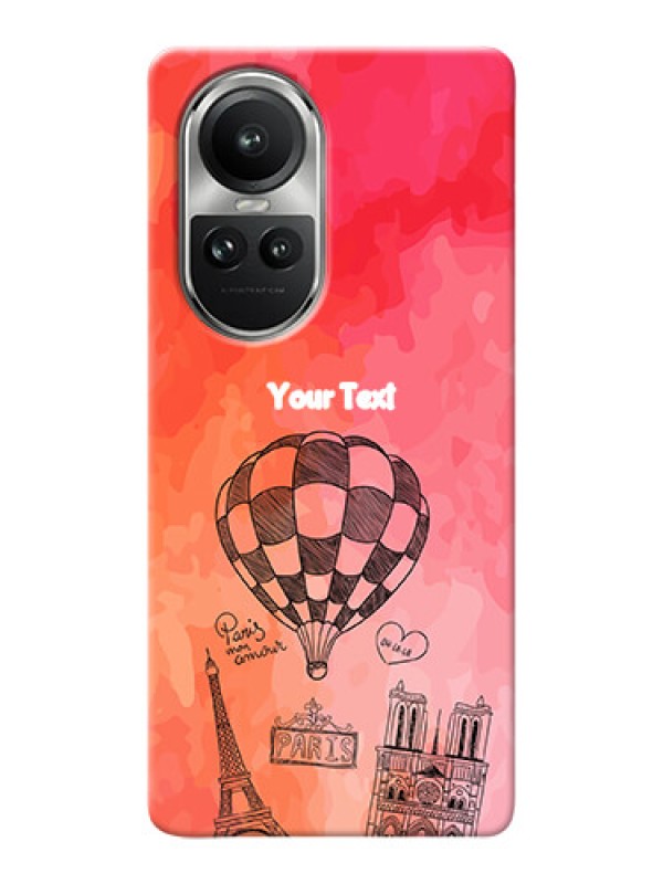 Custom Reno 10 Pro 5G Personalized Mobile Covers: Paris Theme Design