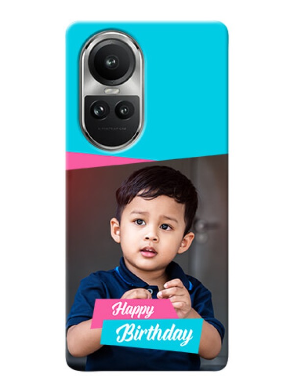 Custom Reno 10 Pro 5G Mobile Covers: Image Holder with 2 Color Design