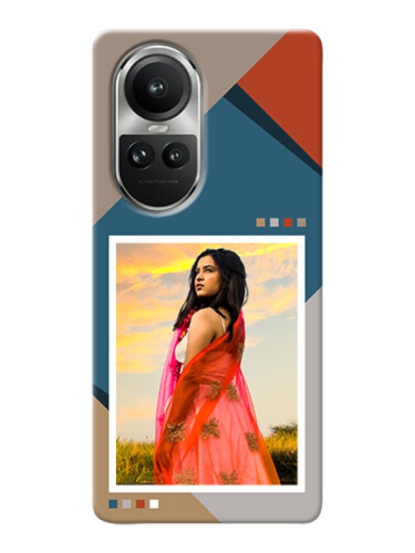 Custom Reno 10 Pro 5G Personalized Phone Case with Retro color pallet Design