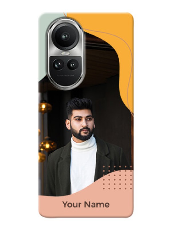 Custom Reno 10 Pro 5G Personalized Phone Case with Triwithcoloured overlay design