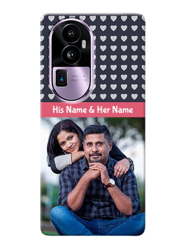Custom Reno 10 Pro Plus 5G Custom Mobile Case with Love Symbols Design