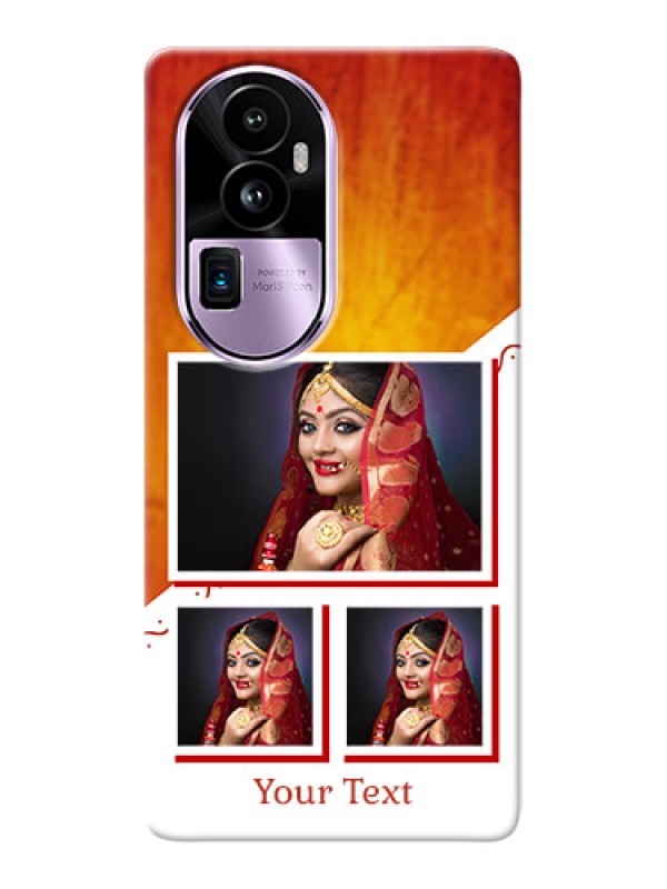 Custom Reno 10 Pro Plus 5G Personalised Phone Cases: Wedding Memories Design