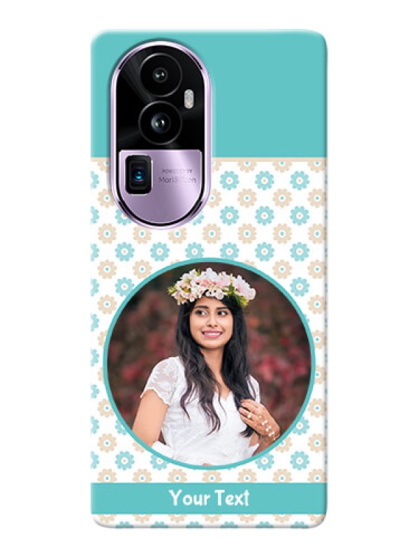 Custom Reno 10 Pro Plus 5G Custom Mobile Back Covers: Beautiful Flowers Design