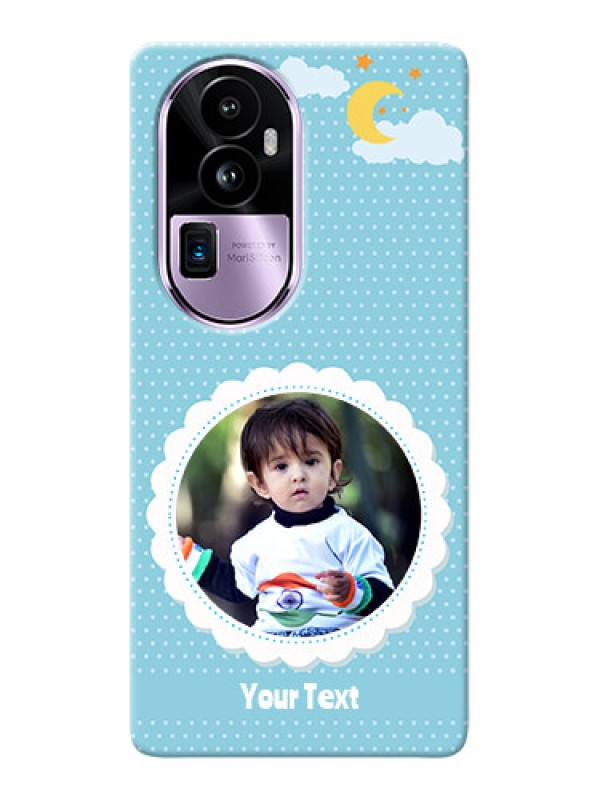 Custom Reno 10 Pro Plus 5G mobile cases online: violet Pattern Design