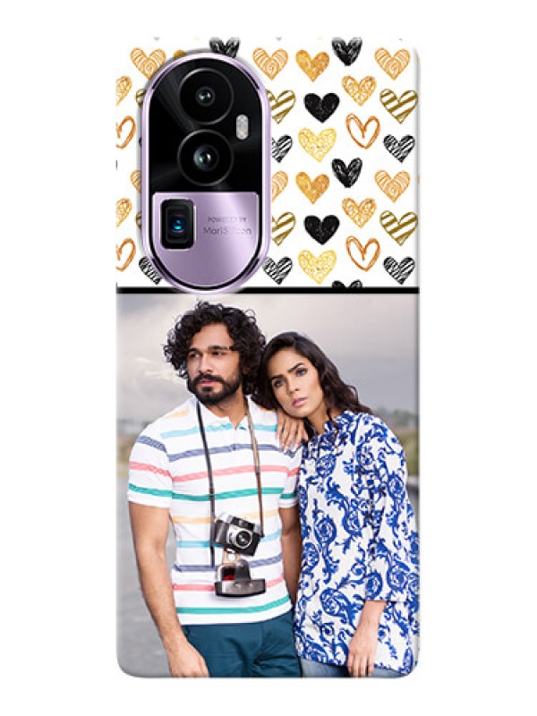Custom Reno 10 Pro Plus 5G Personalized Mobile Cases: Love Symbol Design