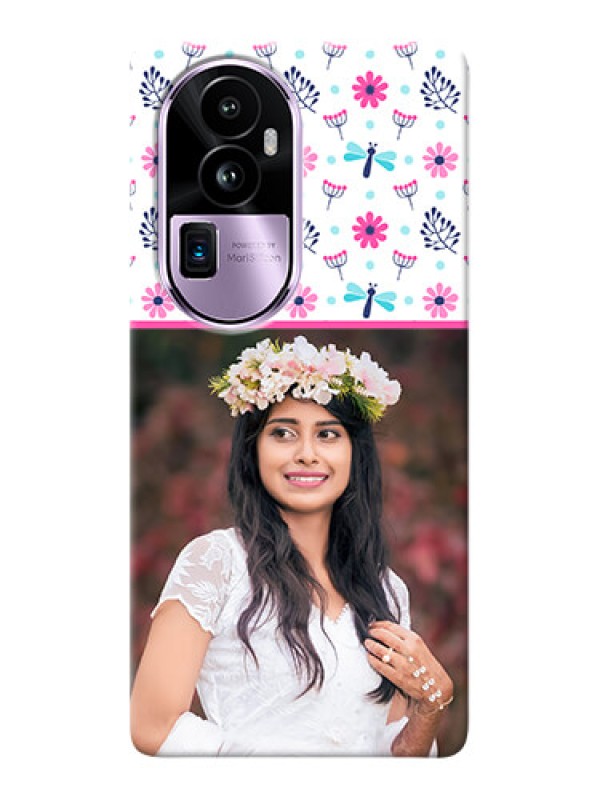 Custom Reno 10 Pro Plus 5G Mobile Covers: Colorful Flower Design