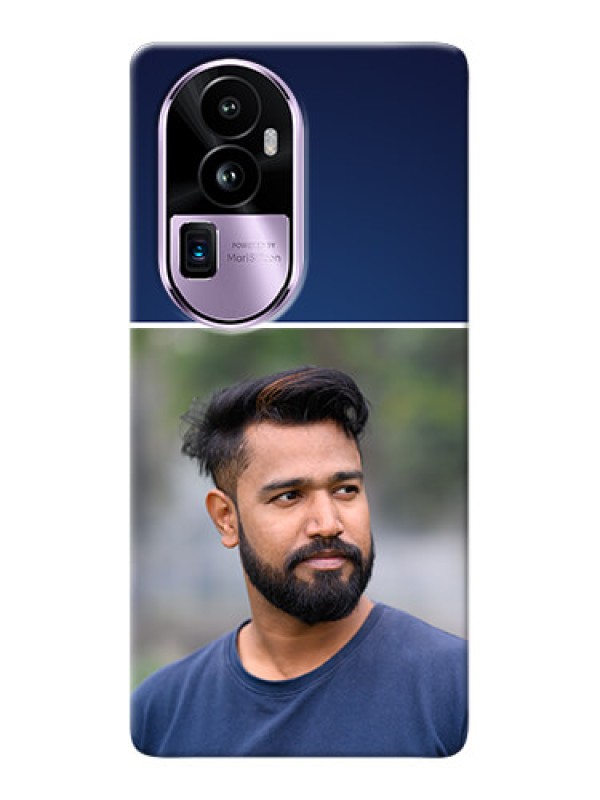 Custom Reno 10 Pro Plus 5G Mobile Cases: Simple Royal Blue Design