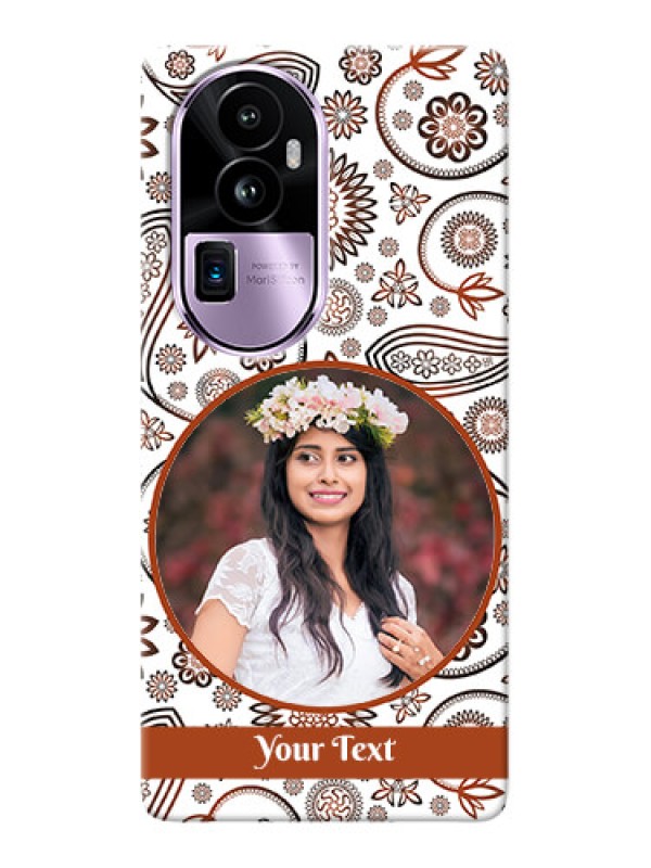 Custom Reno 10 Pro Plus 5G phone cases online: Abstract Floral Design