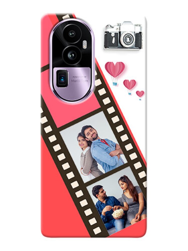 Custom Reno 10 Pro Plus 5G custom phone covers: 3 Image Holder with Film Reel