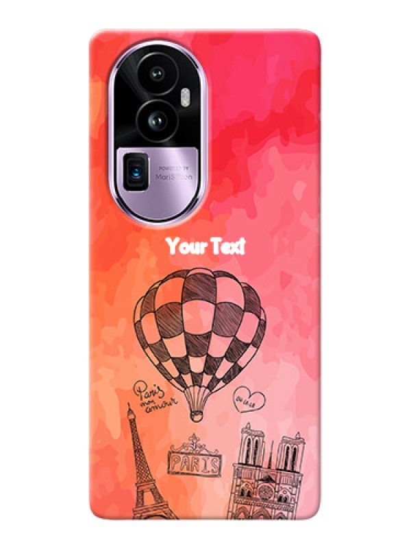 Custom Reno 10 Pro Plus 5G Personalized Mobile Covers: Paris Theme Design