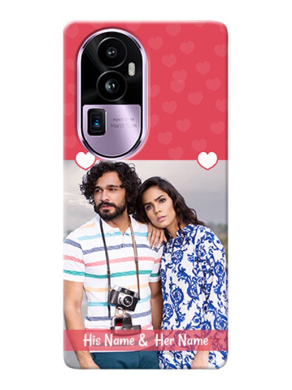 Custom Reno 10 Pro Plus 5G Mobile Cases: Simple Love Design