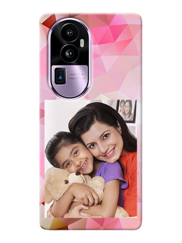 Custom Reno 10 Pro Plus 5G Personalized Phone Covers: Abstract Triangle Design