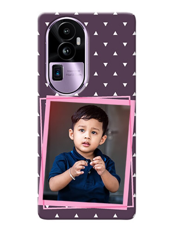 Custom Reno 10 Pro Plus 5G Phone Cases: Triangle Pattern Dotted Design