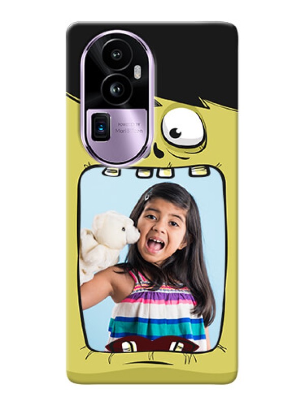 Custom Reno 10 Pro Plus 5G Mobile Covers: Cartoon monster back case Design