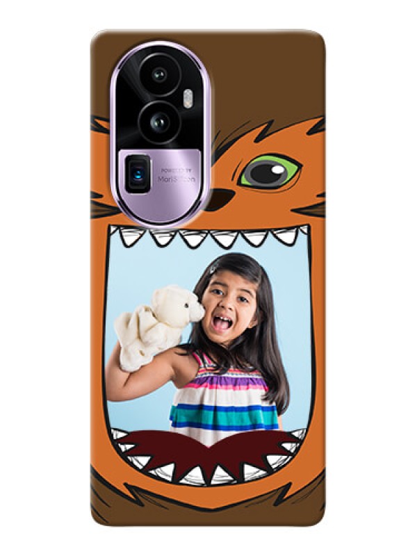 Custom Reno 10 Pro Plus 5G Phone Covers: Owl Monster Back Case Design