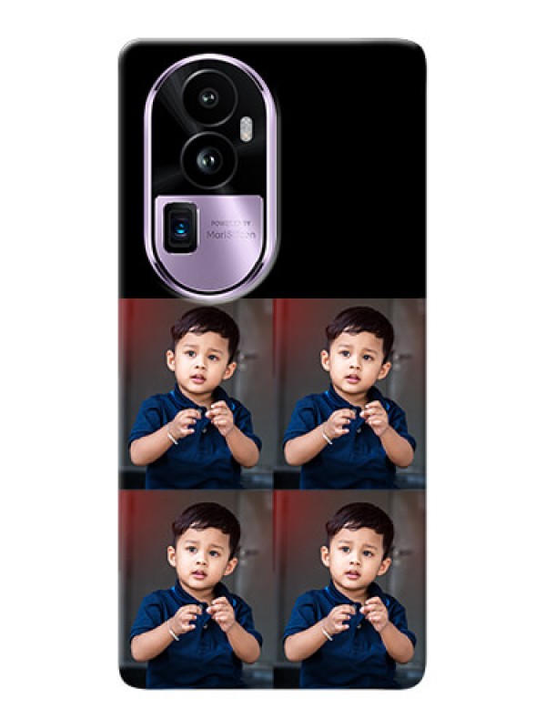 Custom Reno 10 Pro Plus 5G 4 Image Holder on Mobile Cover