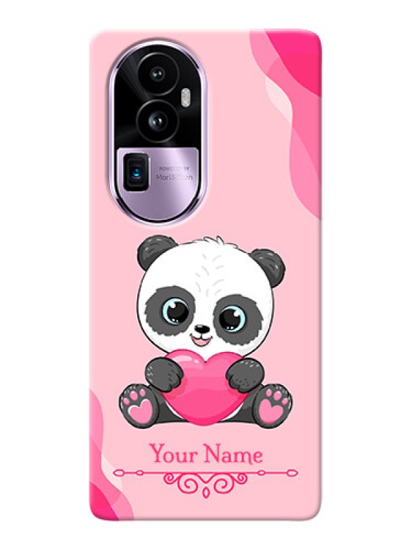Custom Reno 10 Pro Plus 5G Custom Mobile Case with Cute Panda Design