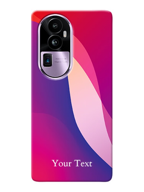Custom Reno 10 Pro Plus 5G Personalized Phone Case with Digital abstract Overlap Design
