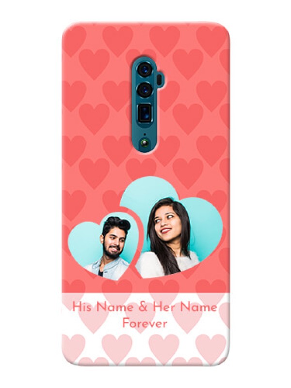 Custom Reno 10X Zoom personalized phone covers: Couple Pic Upload Design