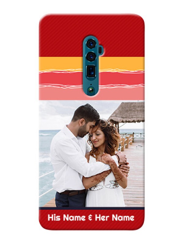 Custom Reno 10X Zoom custom mobile phone covers: Colorful Case Design
