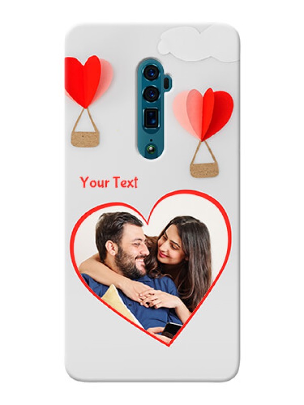 Custom Reno 10X Zoom Phone Covers: Parachute Love Design