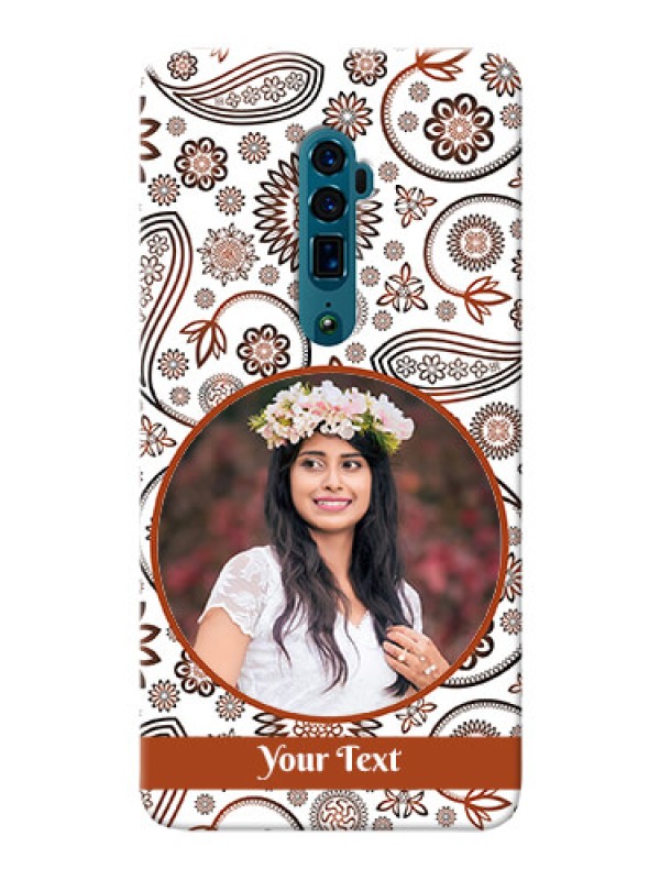 Custom Reno 10X Zoom phone cases online: Abstract Floral Design 