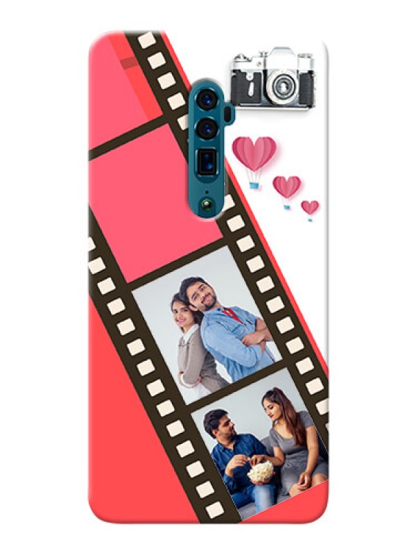 Custom Reno 10X Zoom custom phone covers: 3 Image Holder with Film Reel