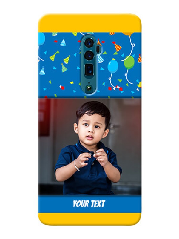 Custom Reno 10X Zoom Mobile Back Covers Online: Birthday Wishes Design