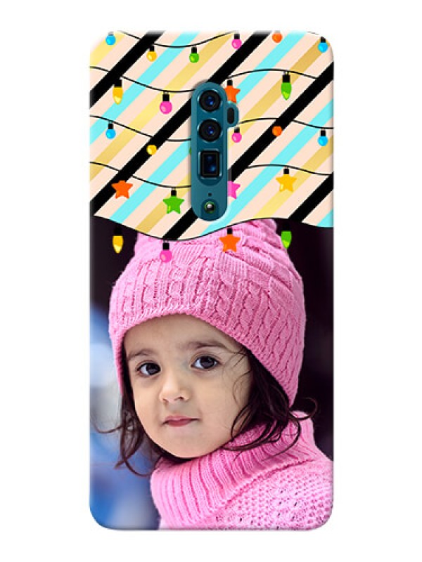 Custom Reno 10X Zoom Personalized Mobile Covers: Lights Hanging Design