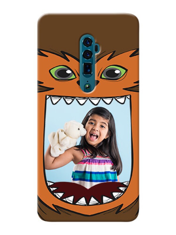Custom Reno 10X Zoom Phone Covers: Owl Monster Back Case Design