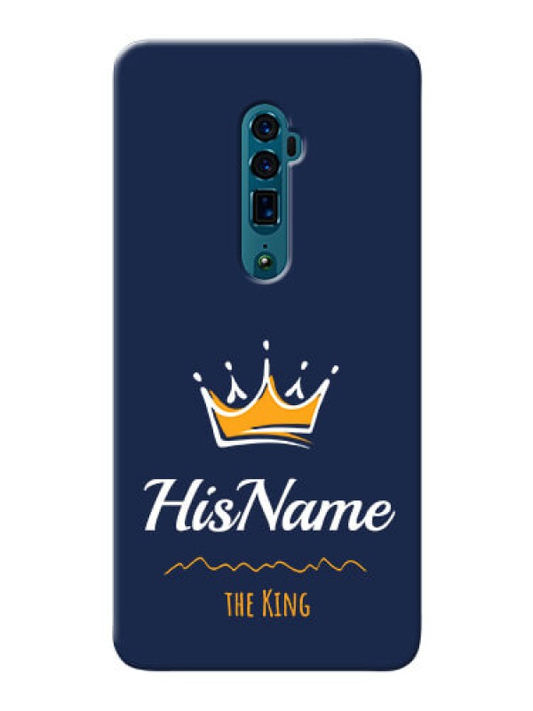 Custom Reno 10X Zoom King Phone Case with Name