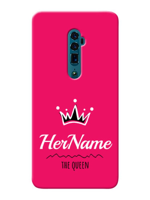 Custom Reno 10X Zoom Queen Phone Case with Name