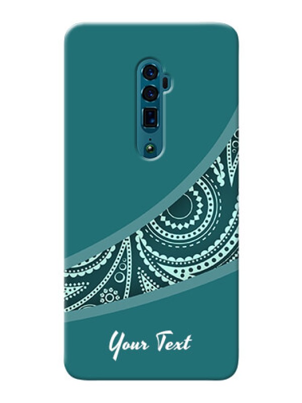 Custom Reno 10X Zoom Custom Phone Covers: semi visible floral Design