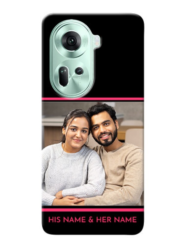 Custom Reno 11 5G Mobile Covers With Add Text Design