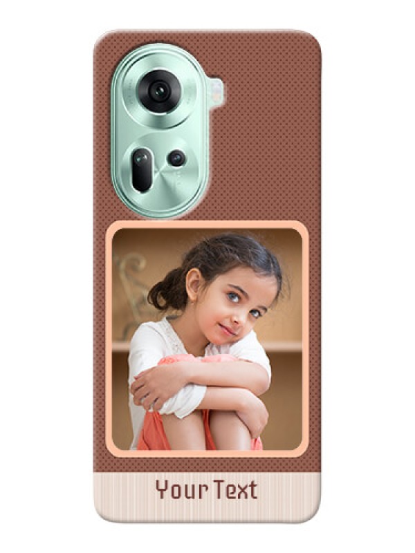 Custom Reno 11 5G Phone Covers: Simple Pic Upload Design