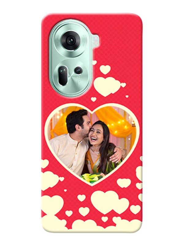 Custom Reno 11 5G Phone Cases: Love Symbols Phone Cover Design