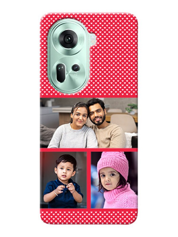 Custom Reno 11 5G mobile back covers online: Bulk Pic Upload Design